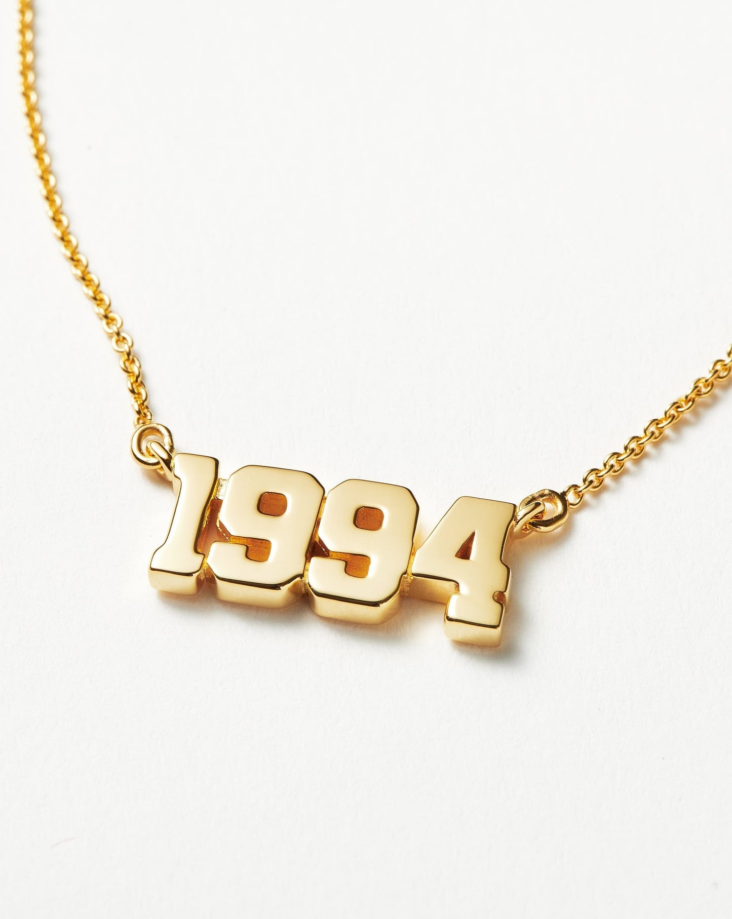Birth Year Necklace - Year 1994 | 18ct Gold Vermeil