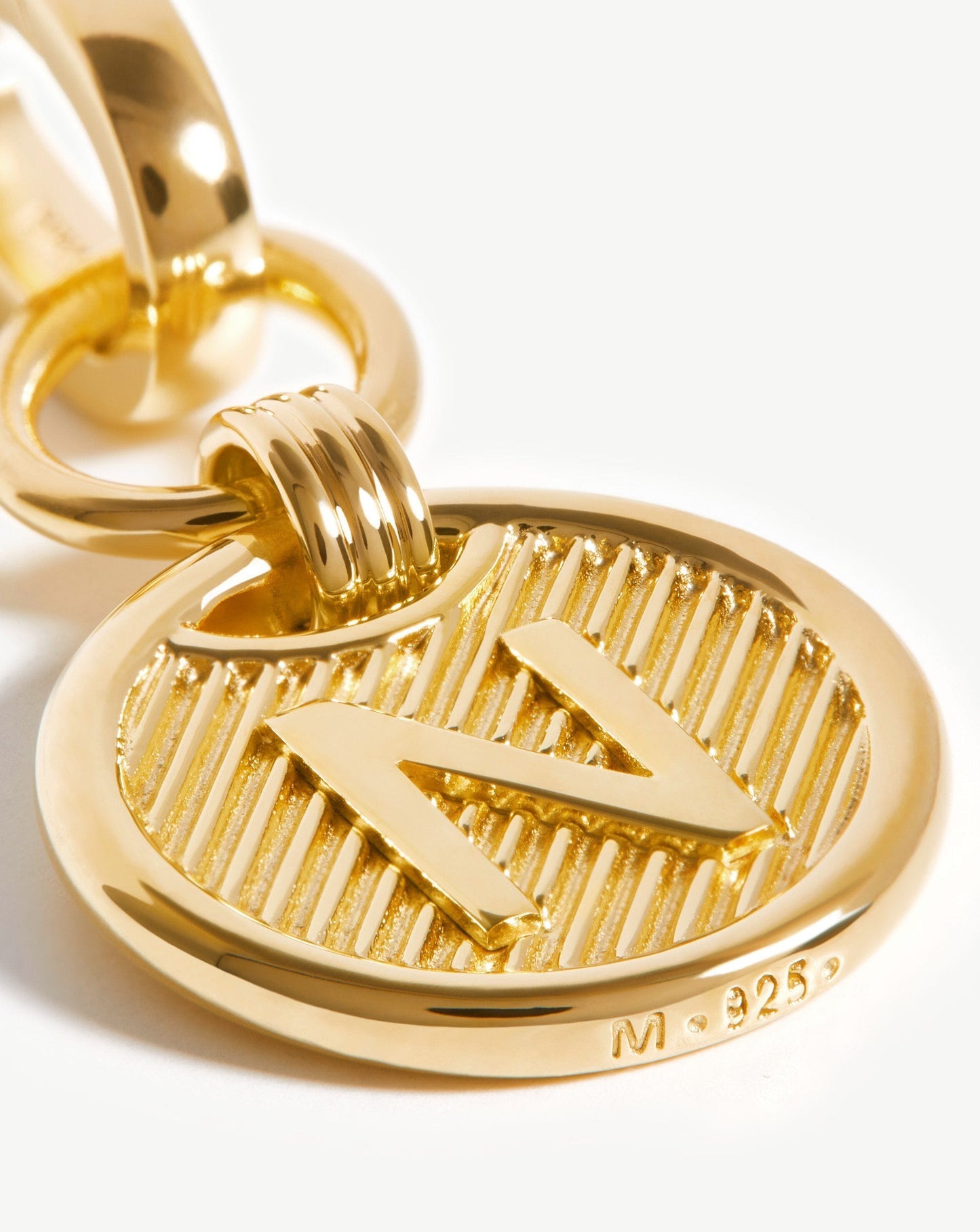Clip-On Initial Pendant - Initial N
