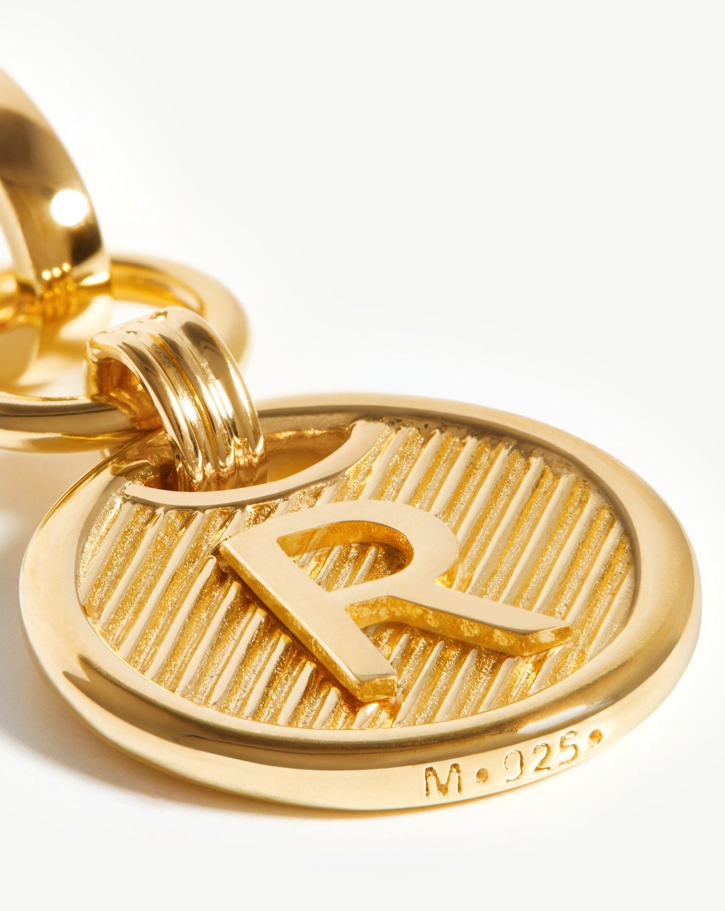 Clip-On Initial Pendant - Initial R