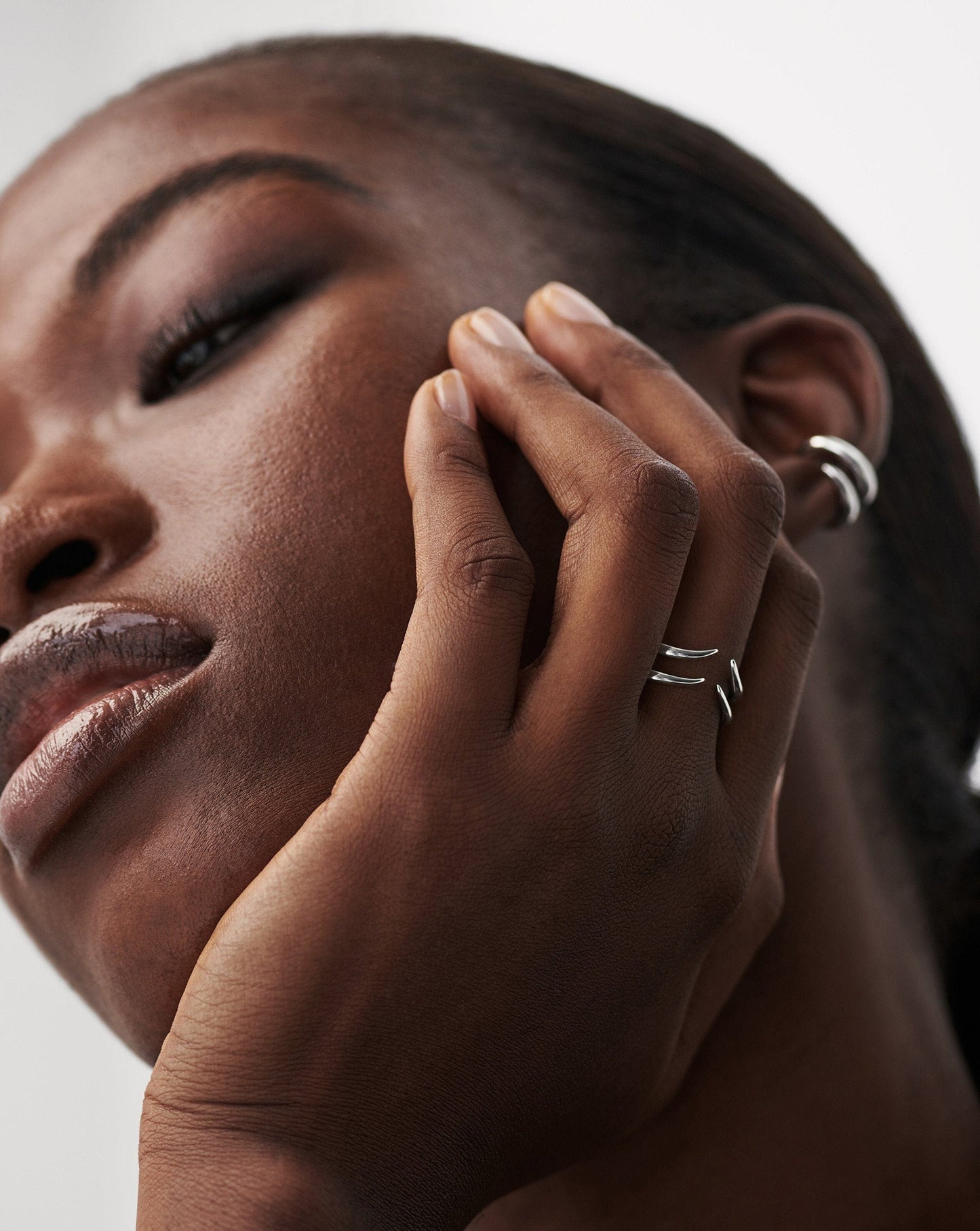 Double Claw Open Ring | Sterling Silver