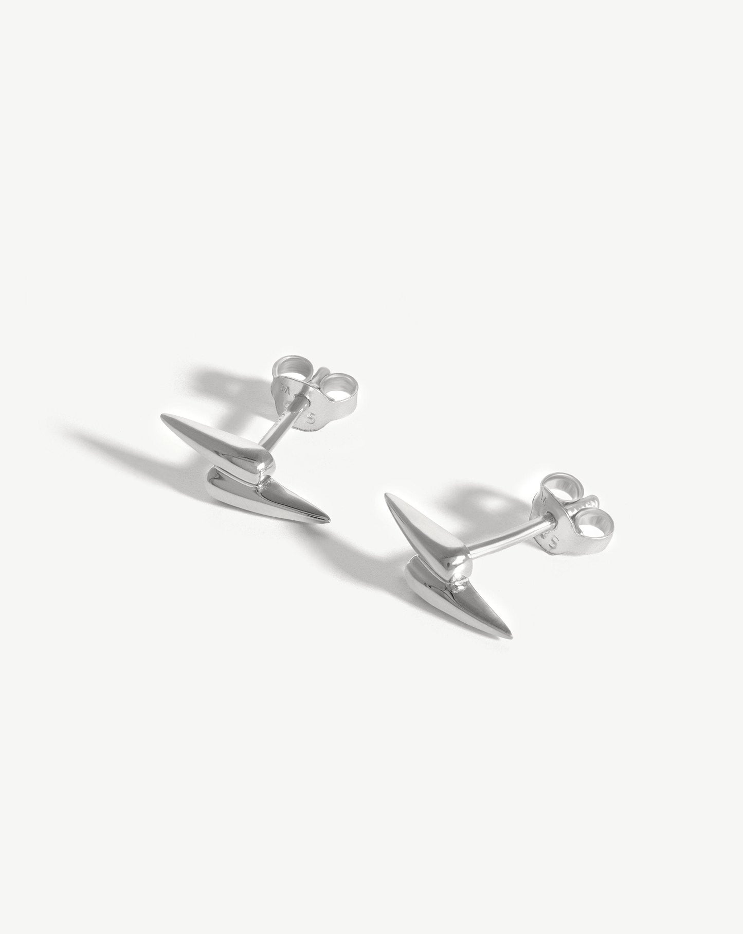 Double Claw Stud Earrings | Sterling Silver