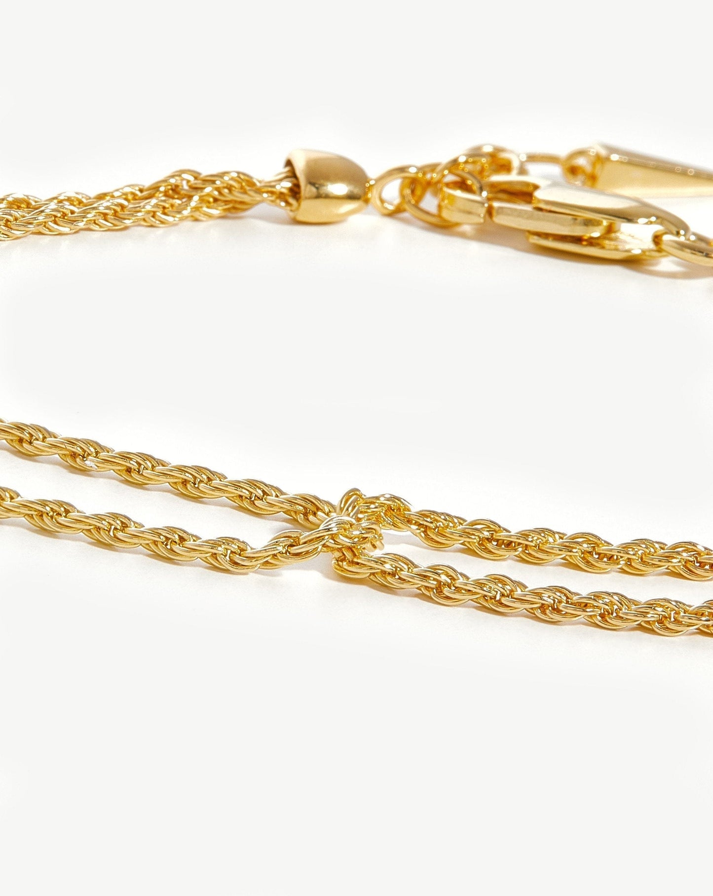 Double Rope Bracelet | 18ct Gold Vermeil