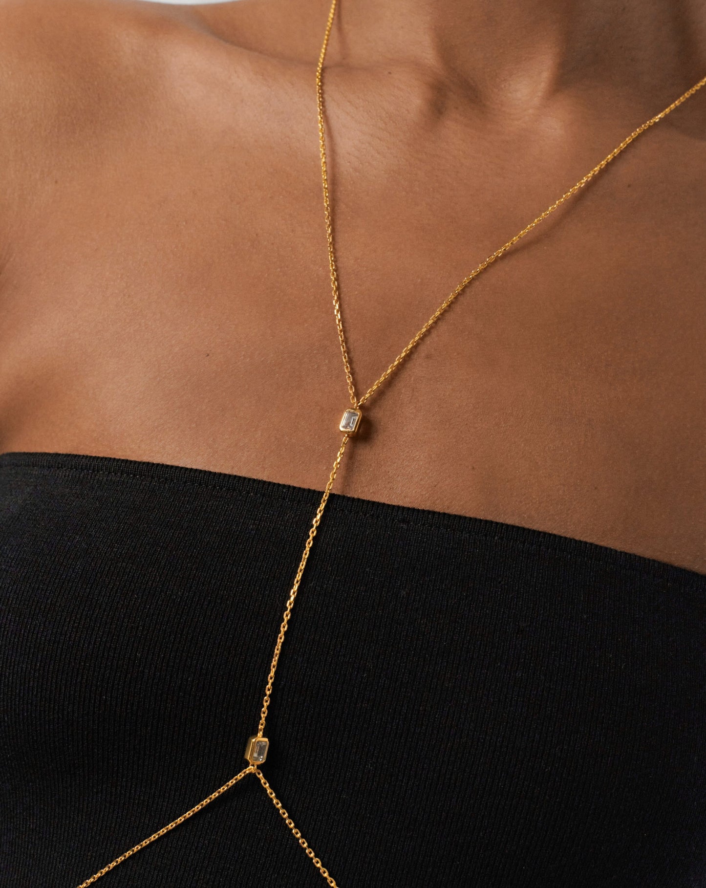 Floating Stone Body Chain