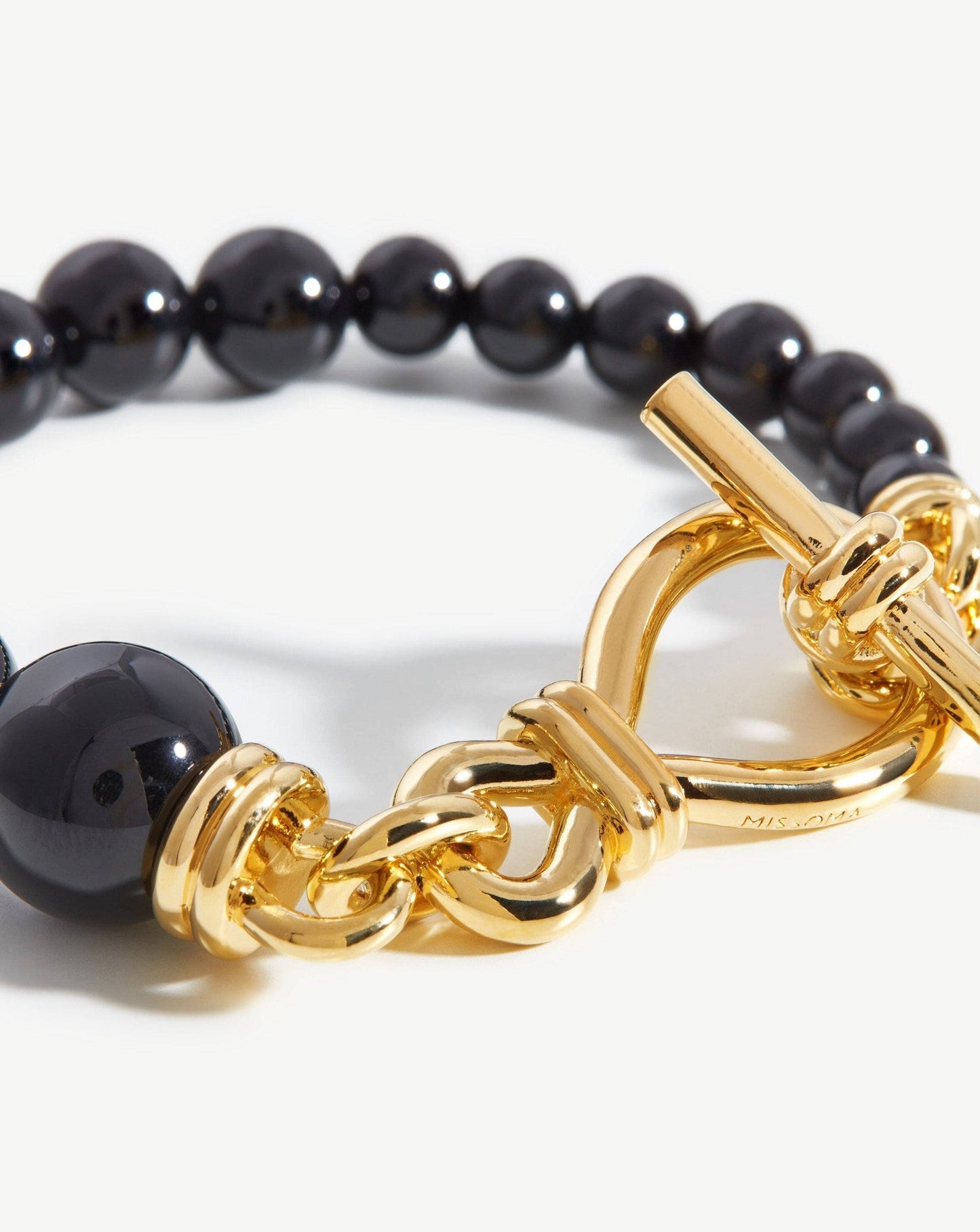 Graduated Sphere T-Bar Bracelet