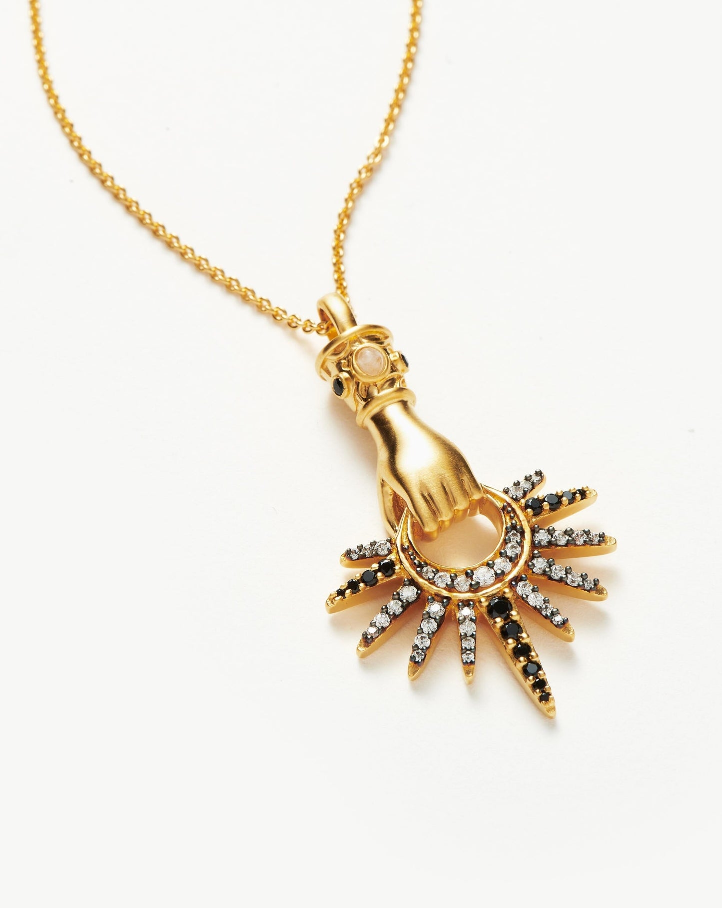 Harris Reed Star Catcher Pendant Necklace | 18ct Gold Vermeil/Pearl