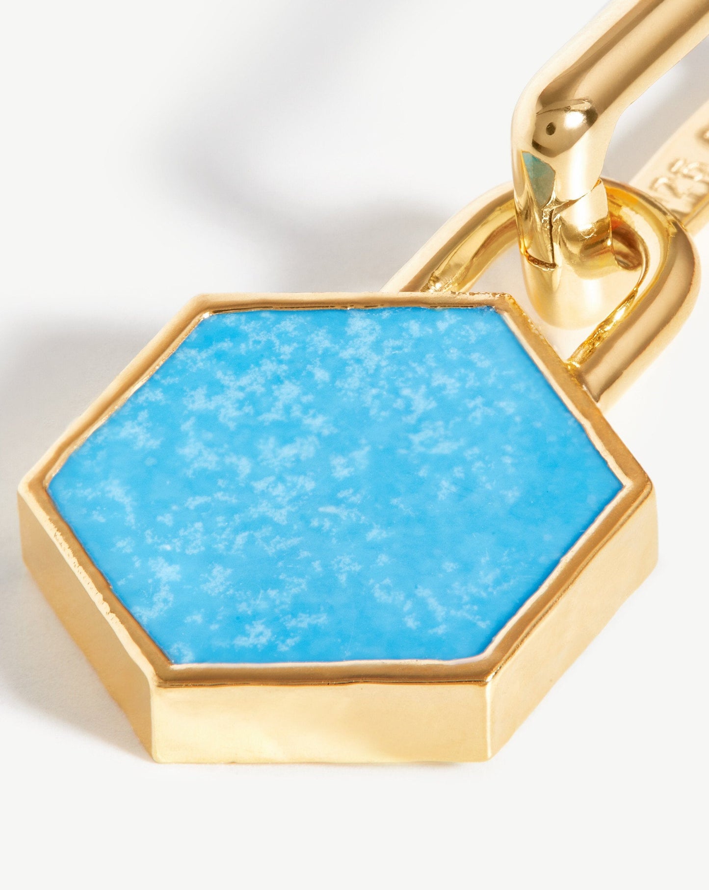 Hex Single Ovate Earring
