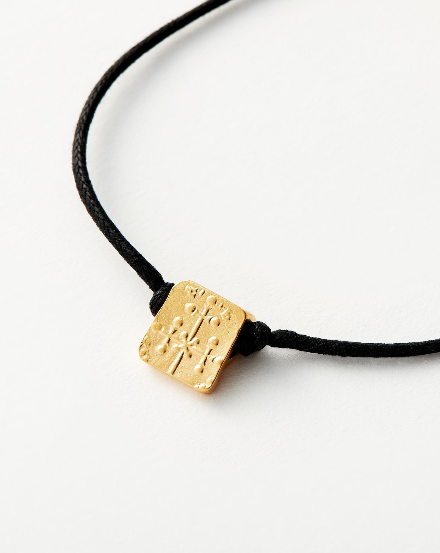 Lucy Williams Byzantine Coin Cord Bracelet | 18ct Gold Vermeil