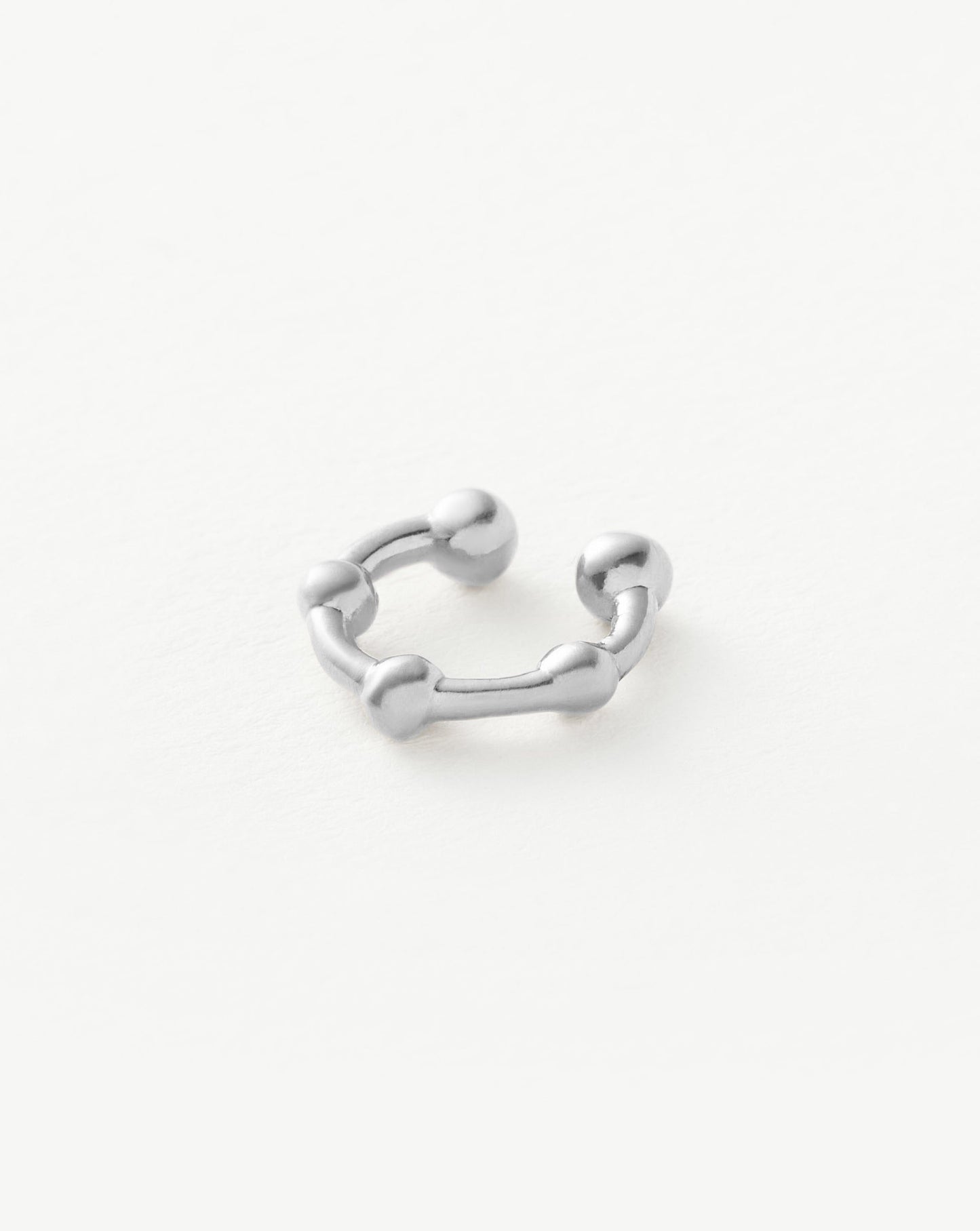 Lucy Williams Mini Orb Ear Cuff | Sterling Silver