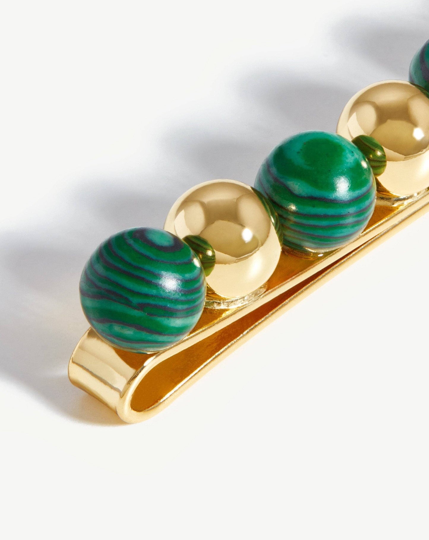 Mini Sphere Beaded Hair Clip