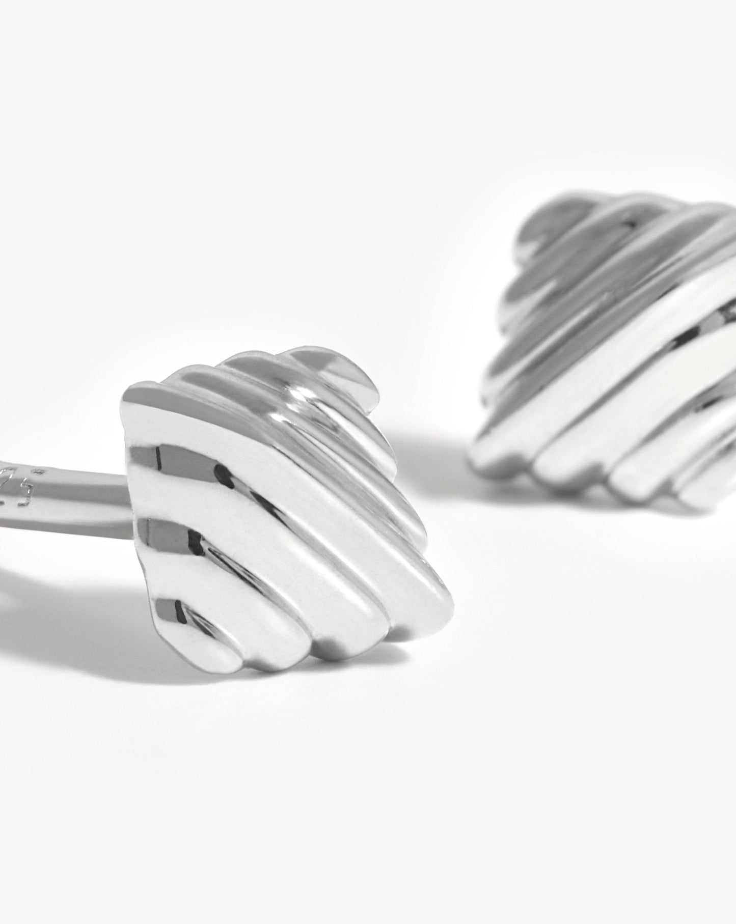 Ridge Stud Earrings