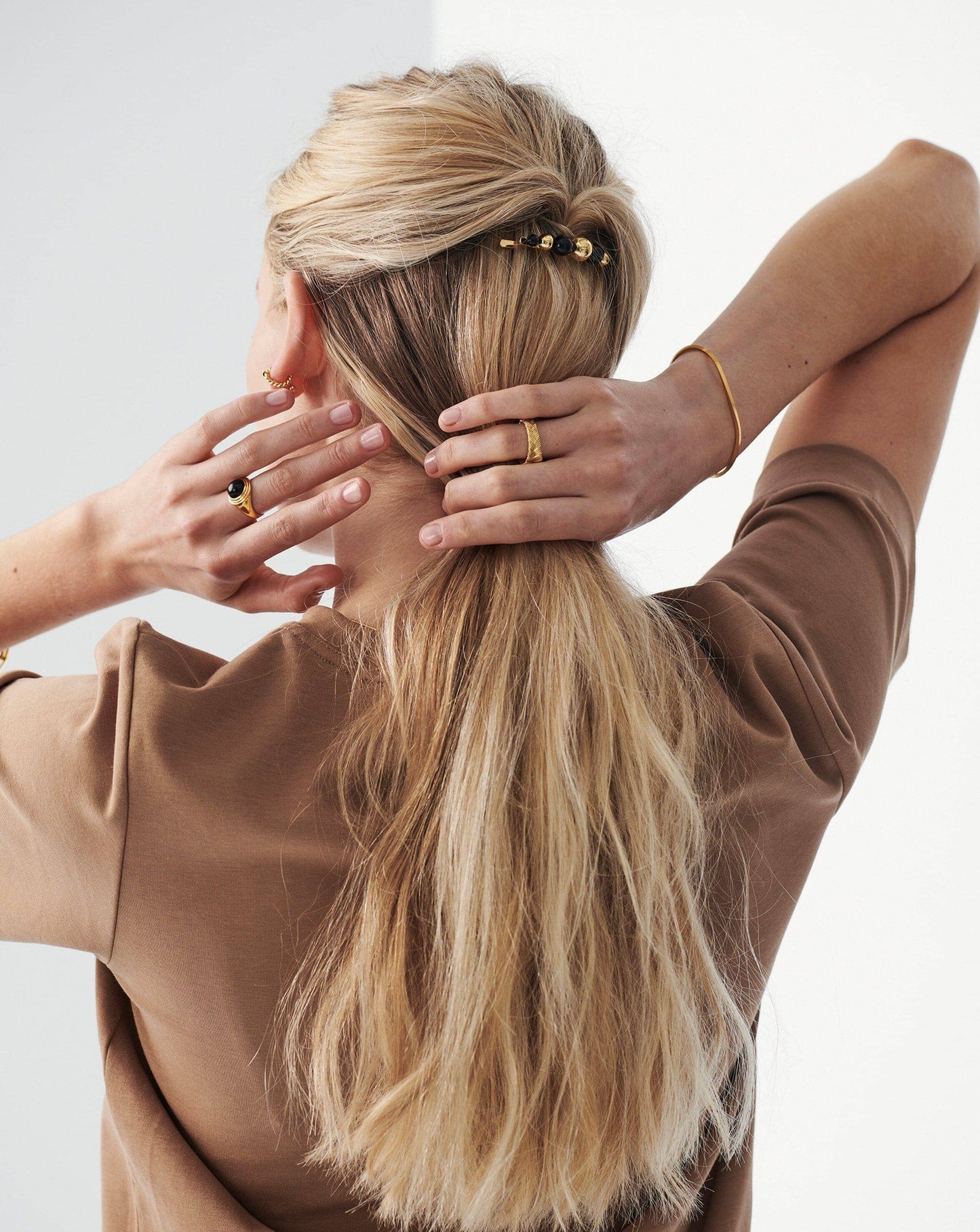 Sphere Beaded Hair Clip