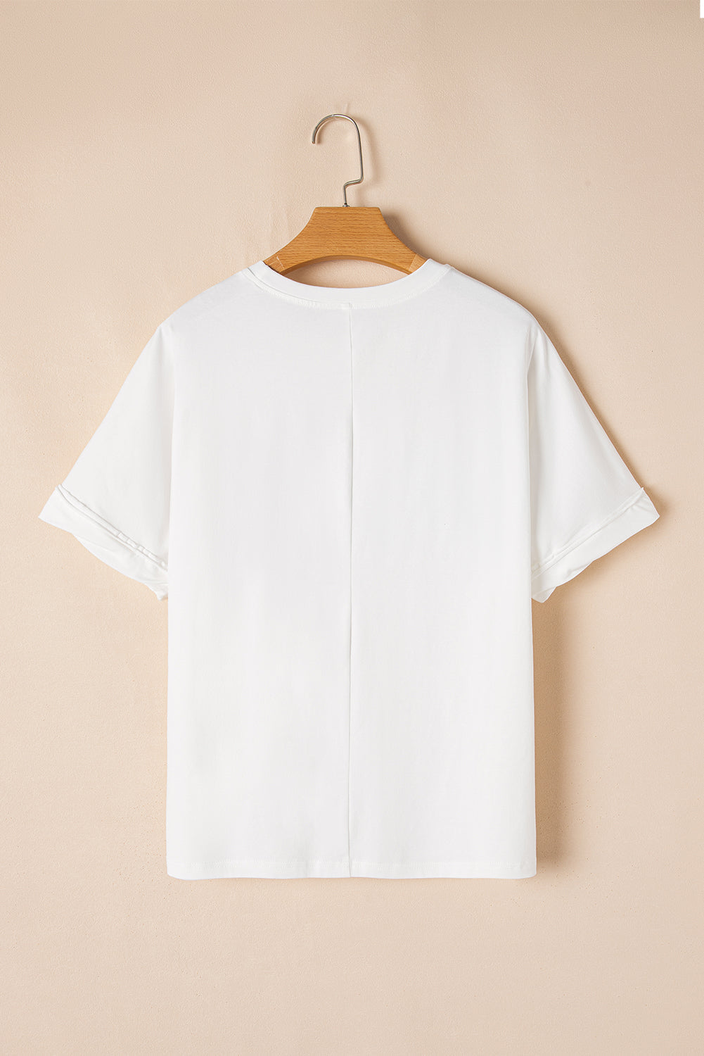 White Lucky Tinsel Graphic St Patrick Fashion Tee