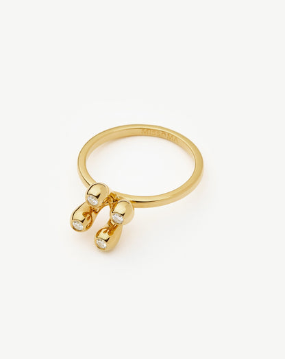 Atom Ring | 18ct Gold Vermeil