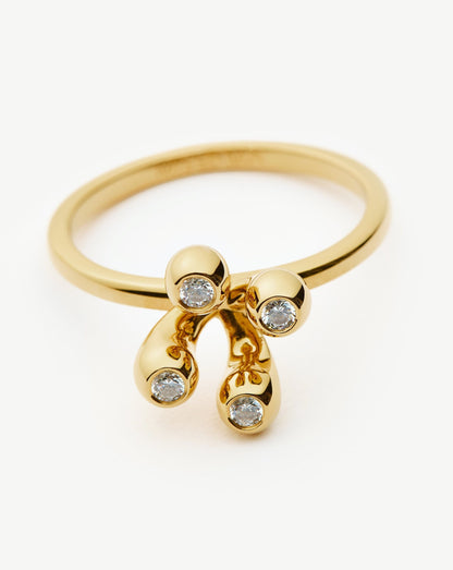 Atom Ring | 18ct Gold Vermeil