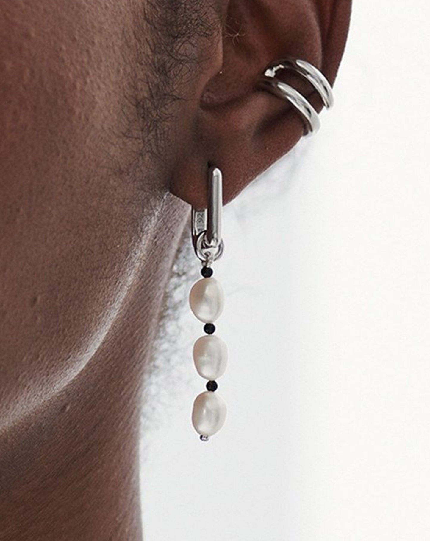 Baroque Pearl Single Drop Earring