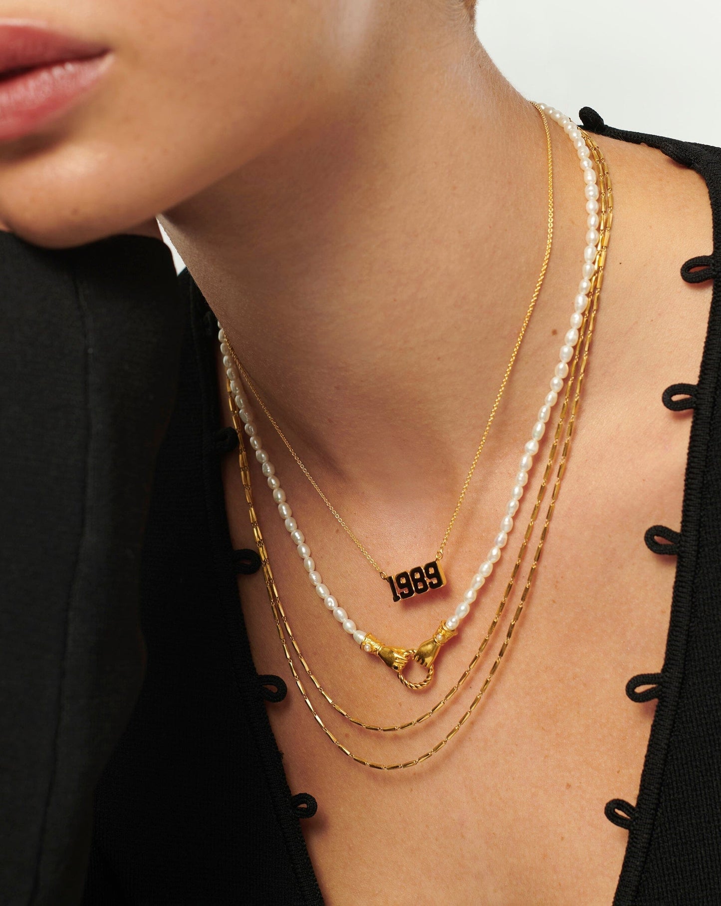 Birth Year Necklace - Year 1989 | 18ct Gold Vermeil