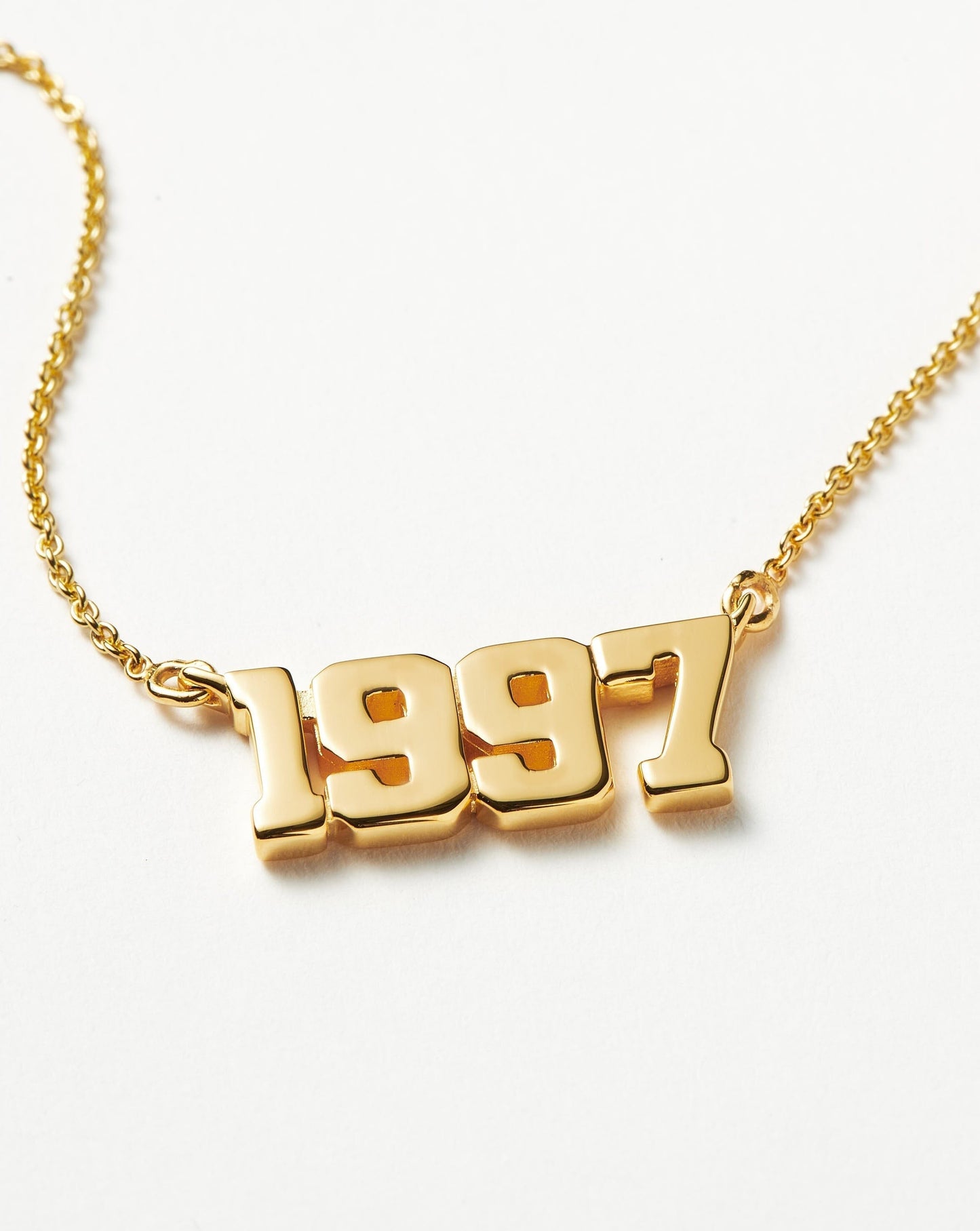 Birth Year Necklace  - Year 1997 | 18ct Gold Vermeil