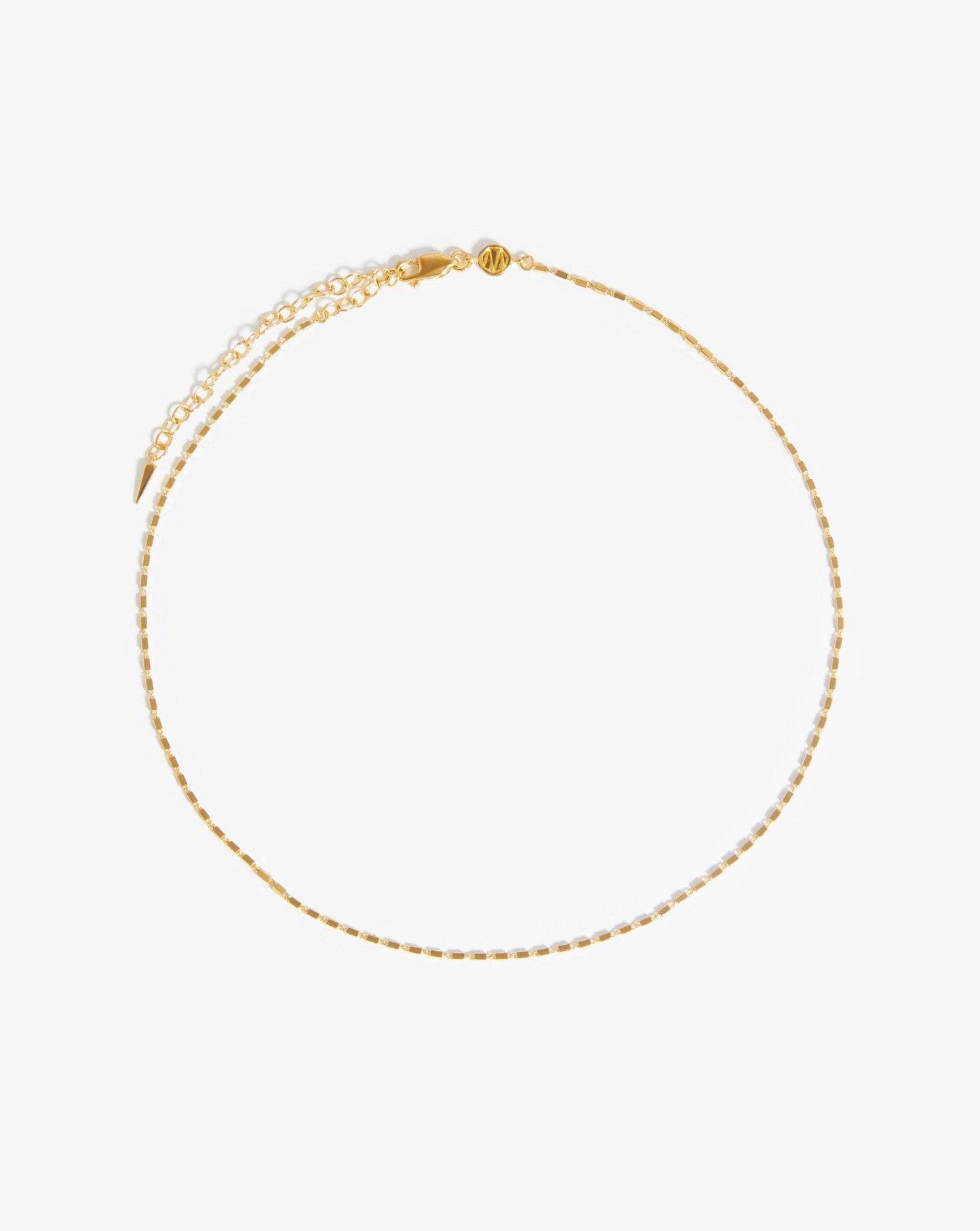 Box Link Chain Choker | 18ct Gold Vermeil