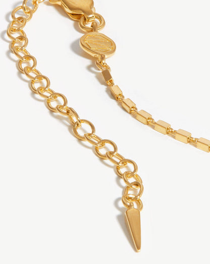 Box Link Chain Choker | 18ct Gold Vermeil