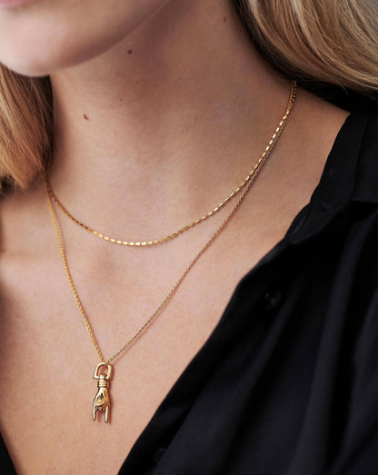 Box Link Chain Choker | 18ct Gold Vermeil