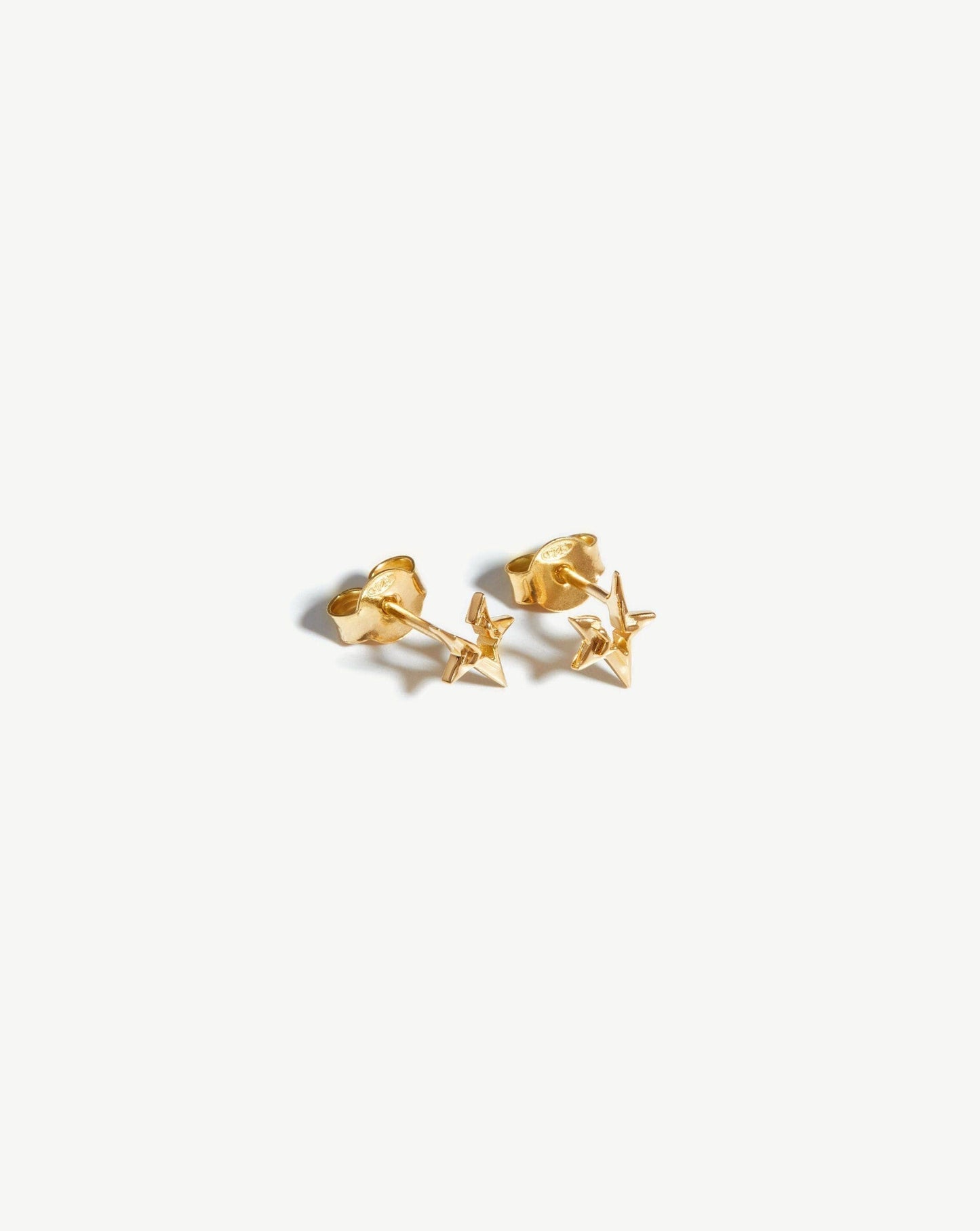 Celestial Star Stud Earrings | 18ct Gold Vermeil