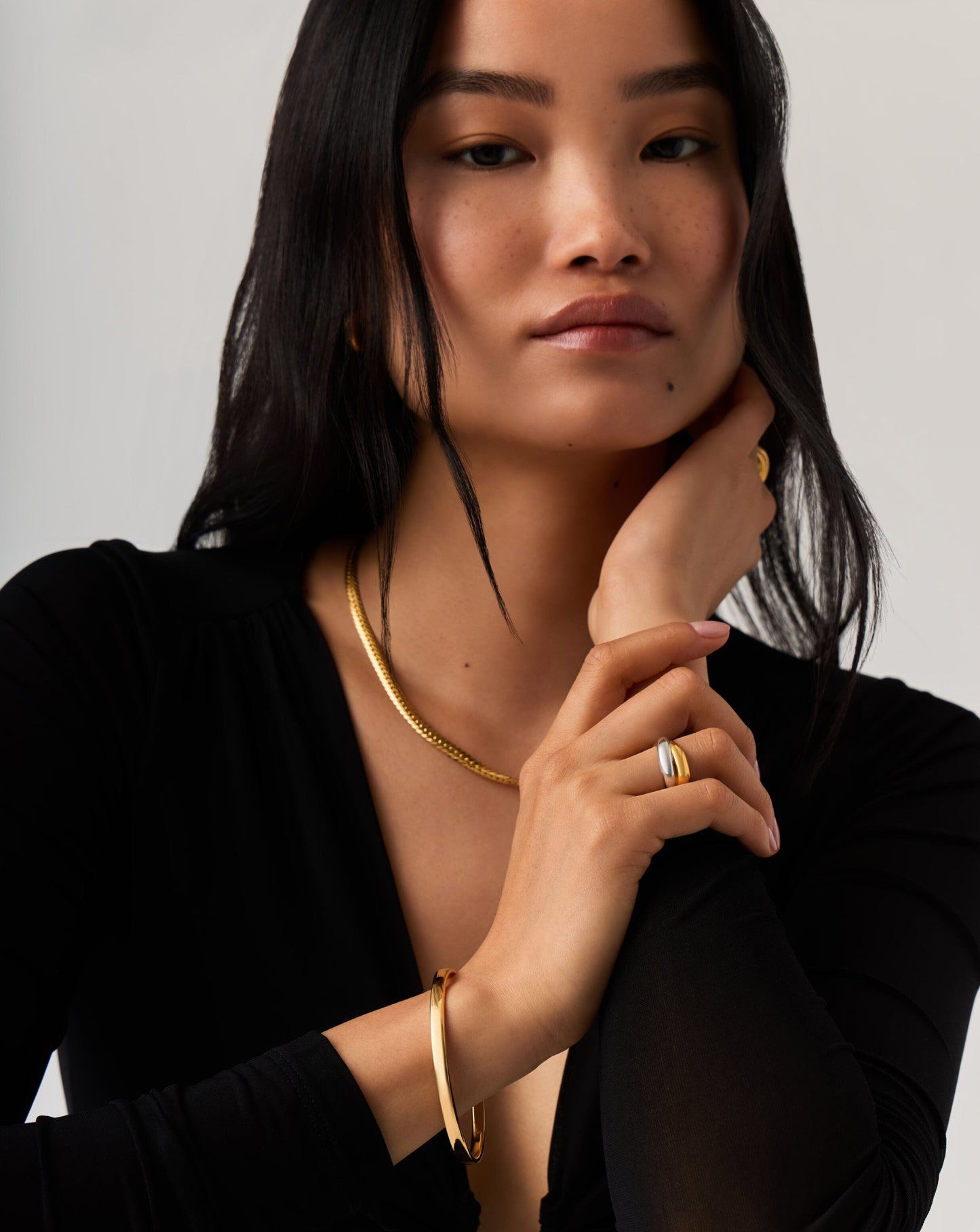 Classic Round Bangle | 18ct Gold Plated
