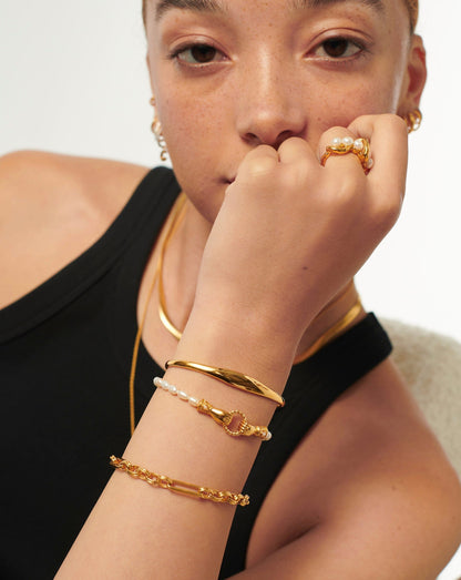 Classic Cuff Bracelet | 18ct Gold Vermeil