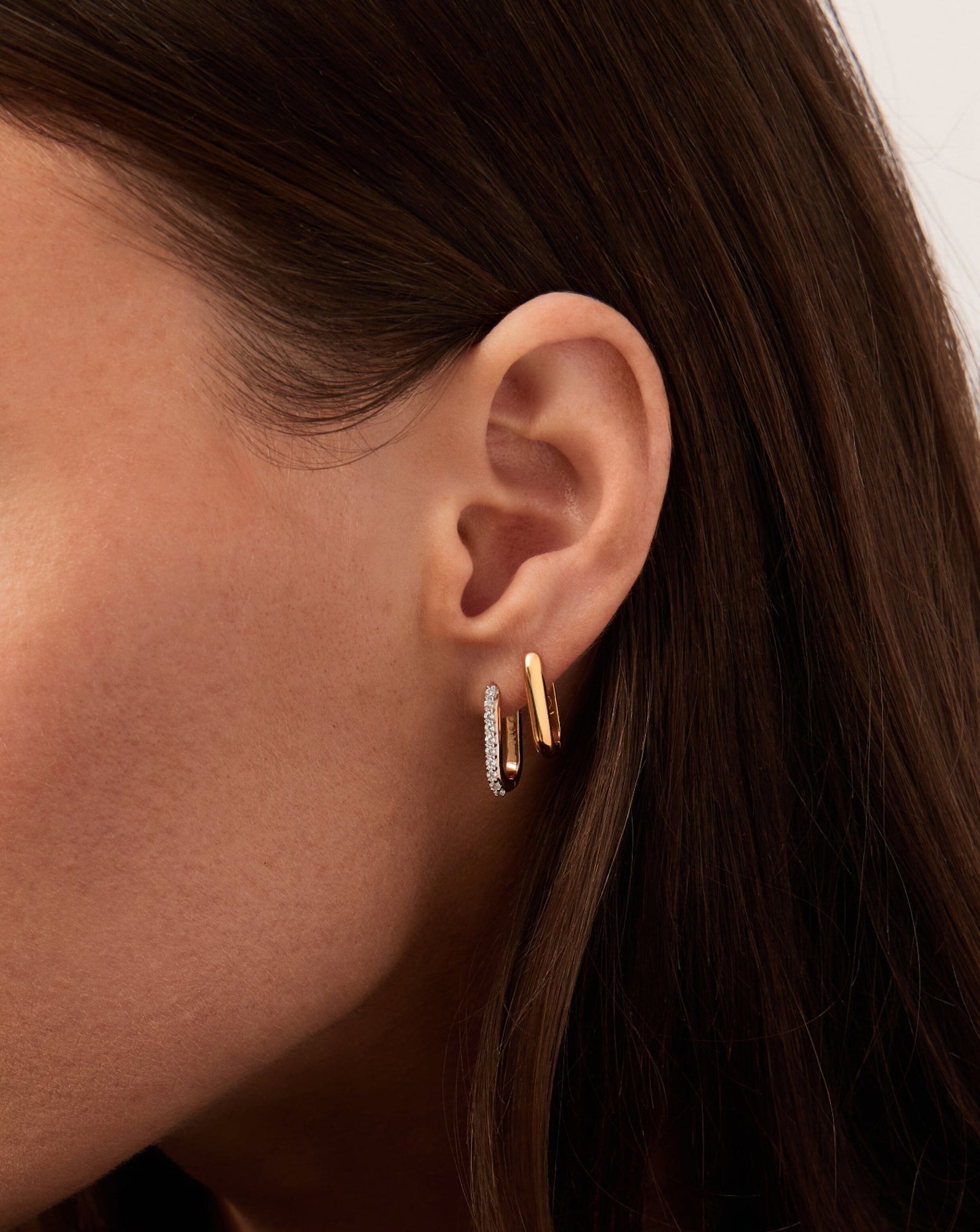 Classic Ovate Hoop Earrings | 18ct Recycled Gold Vermeil on Recycled Sterling Silver