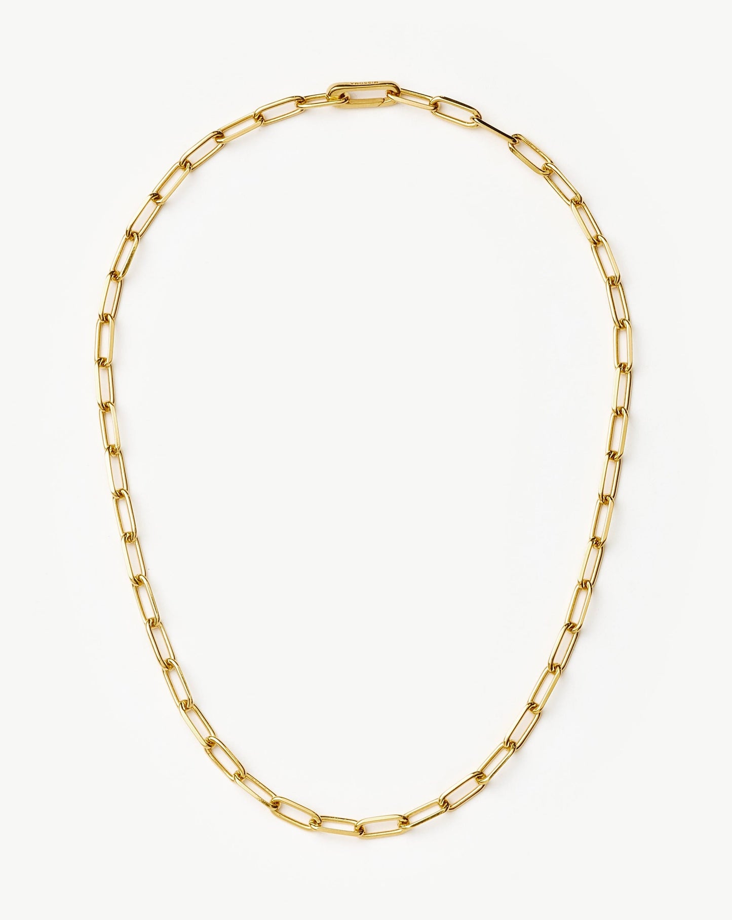 Classic Paperclip Chain Necklace | 18ct Gold Plated