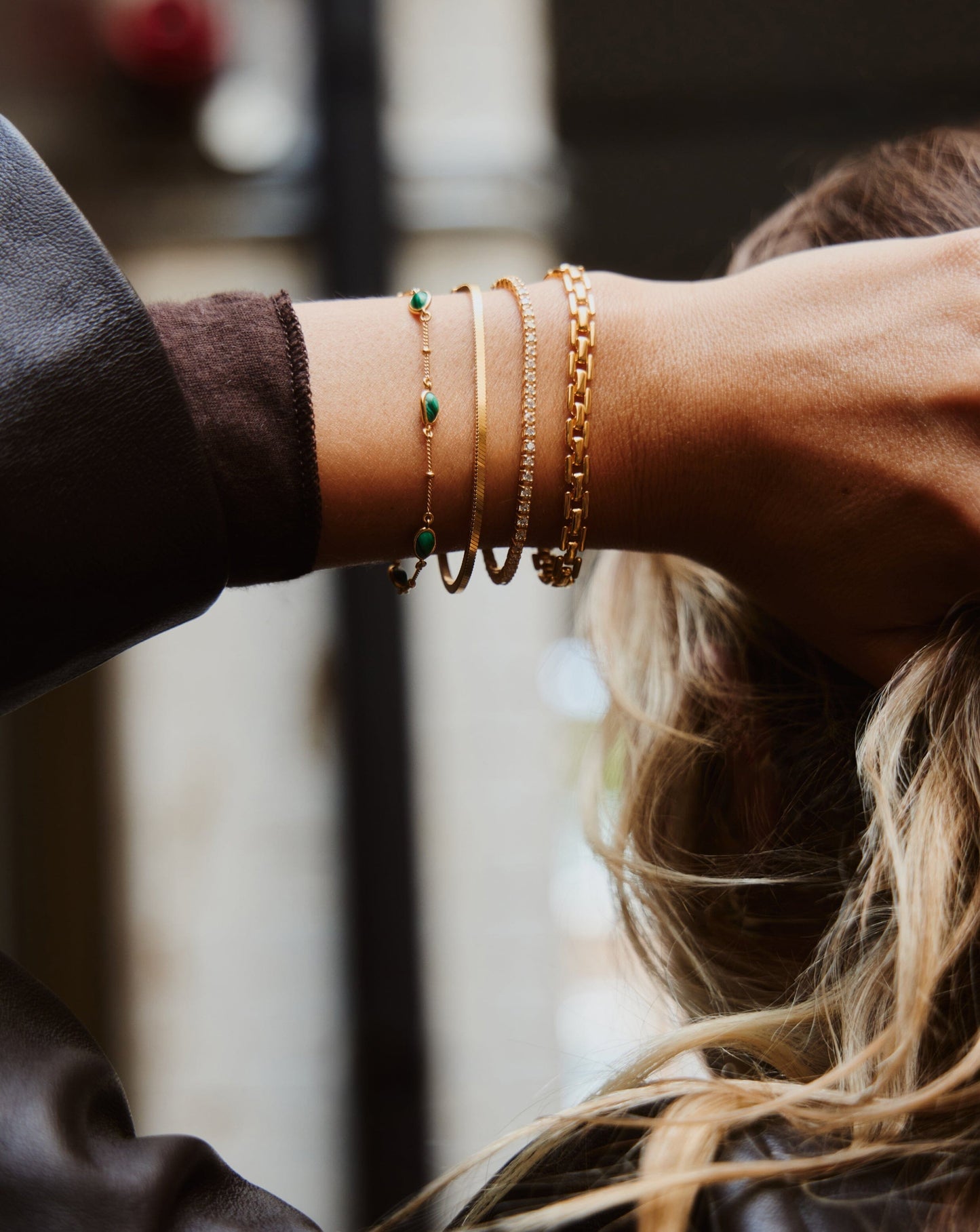 Classic Tennis Bracelet | 18ct Gold Vermeil Cubic Zirconia