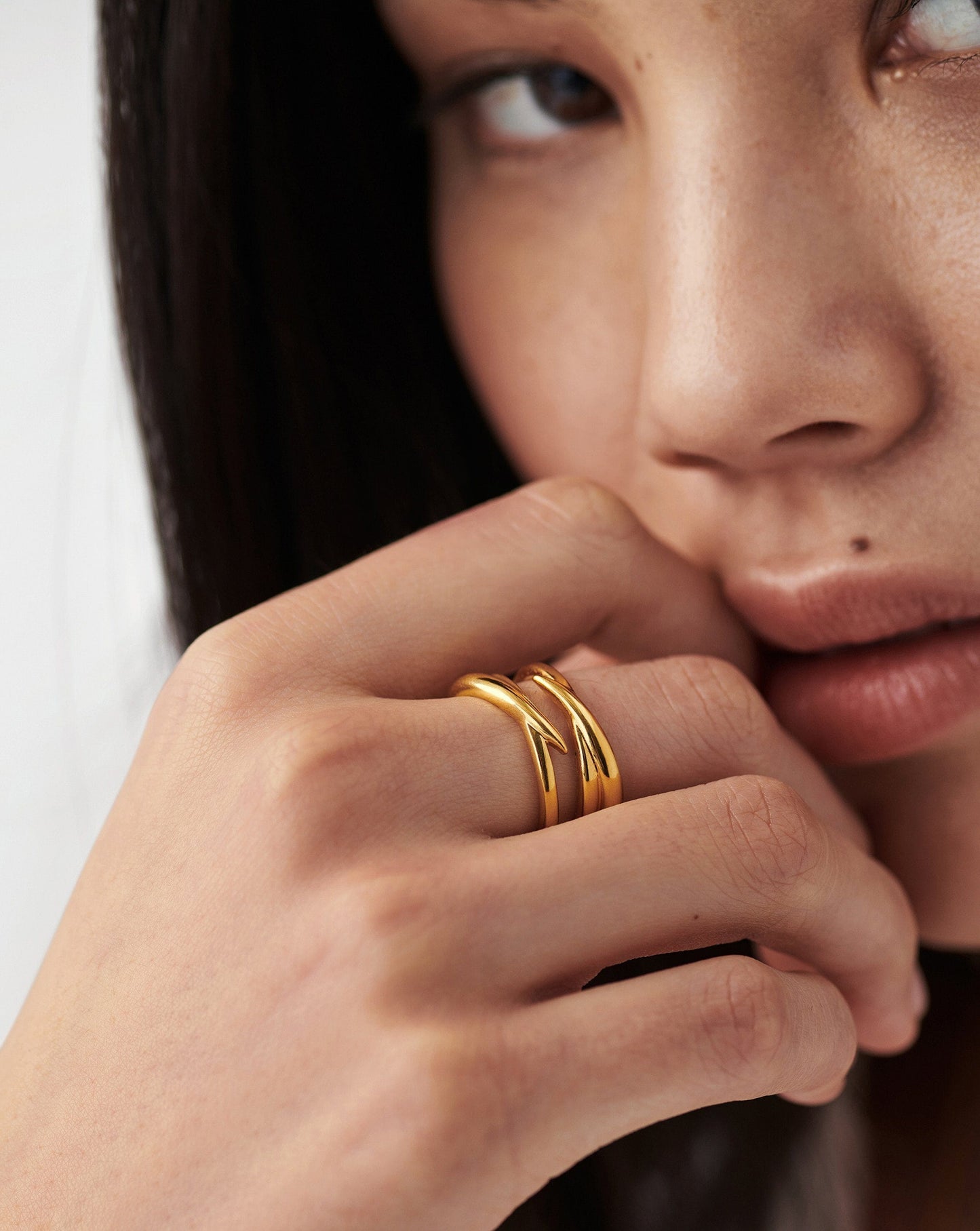 Claw Entwine Ring | 18ct Gold Vermeil