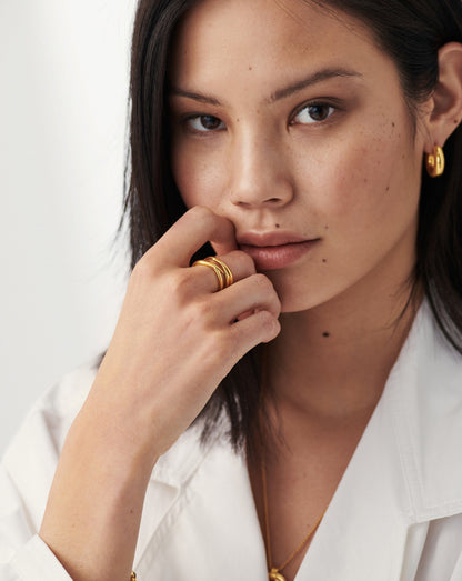 Claw Entwine Ring | 18ct Gold Vermeil