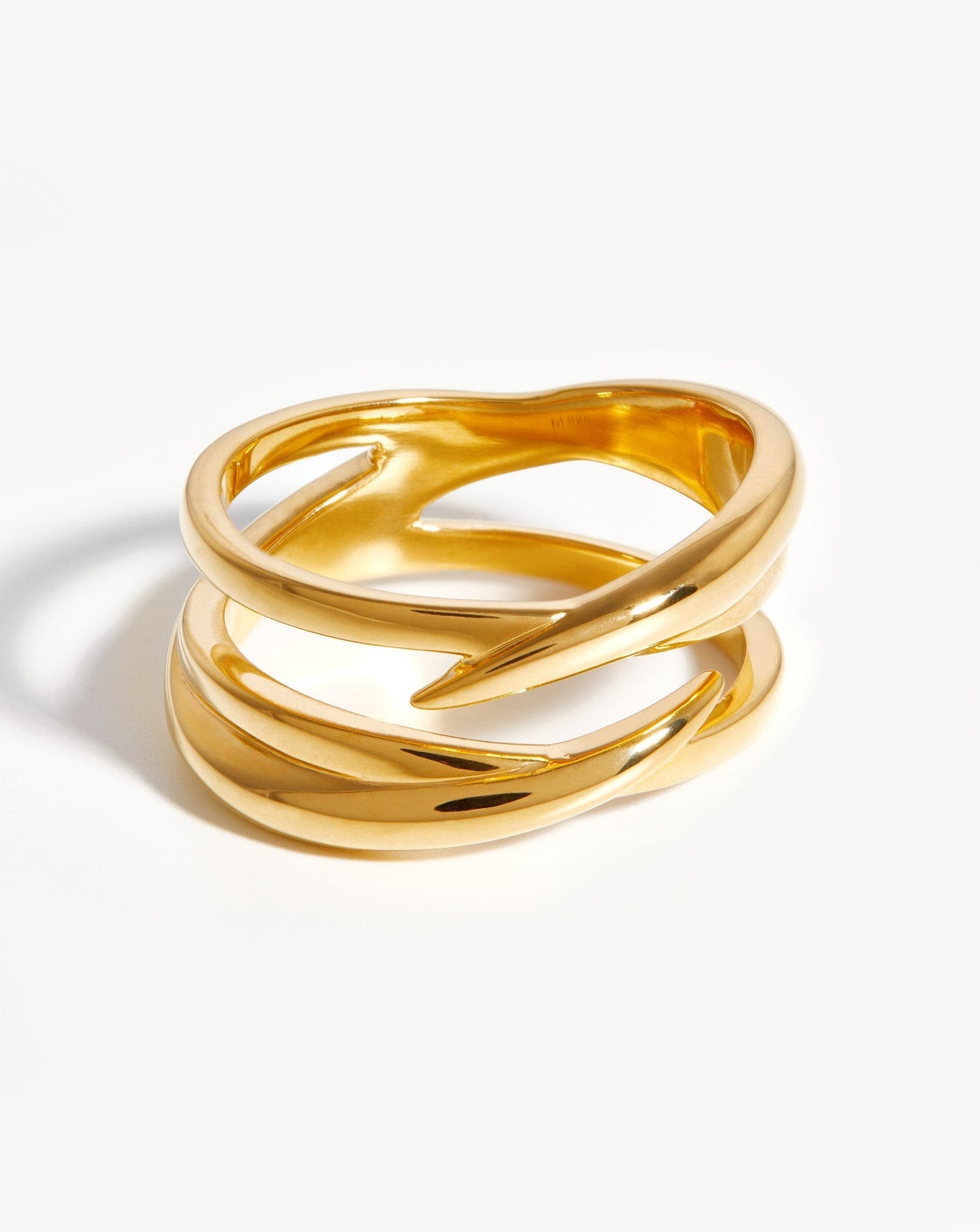 Claw Entwine Ring | 18ct Gold Vermeil