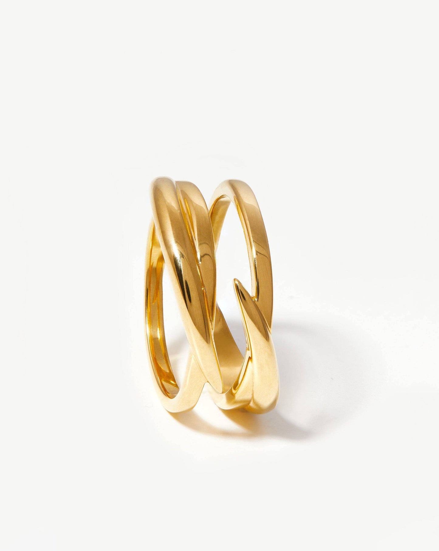 Claw Entwine Ring | 18ct Gold Vermeil