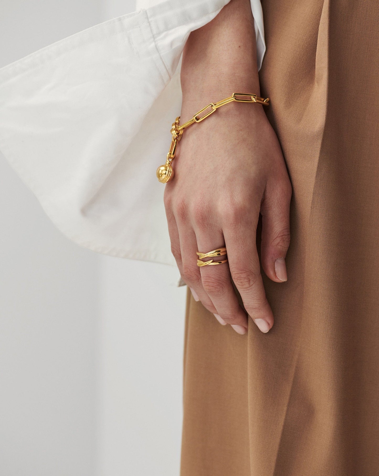 Claw Entwine Ring | 18ct Gold Vermeil