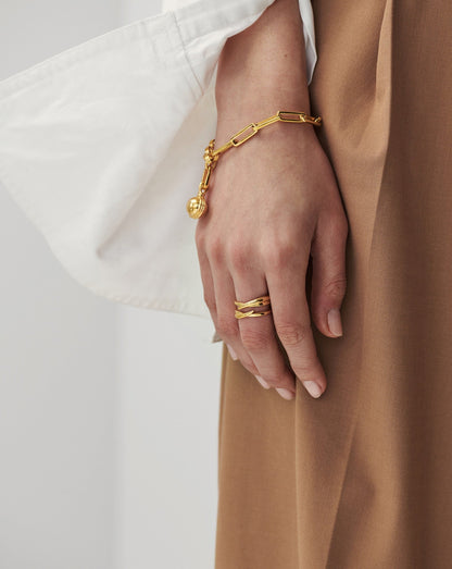 Claw Entwine Ring | 18ct Gold Vermeil