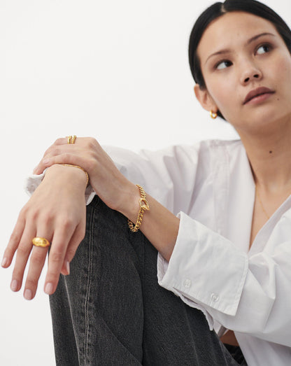 Claw T-Bar Chain Bracelet