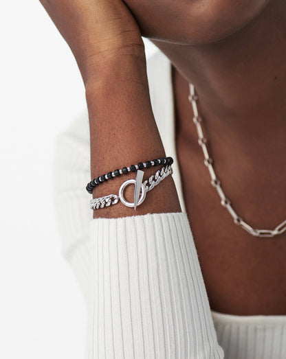 Claw T-Bar Chain Bracelet