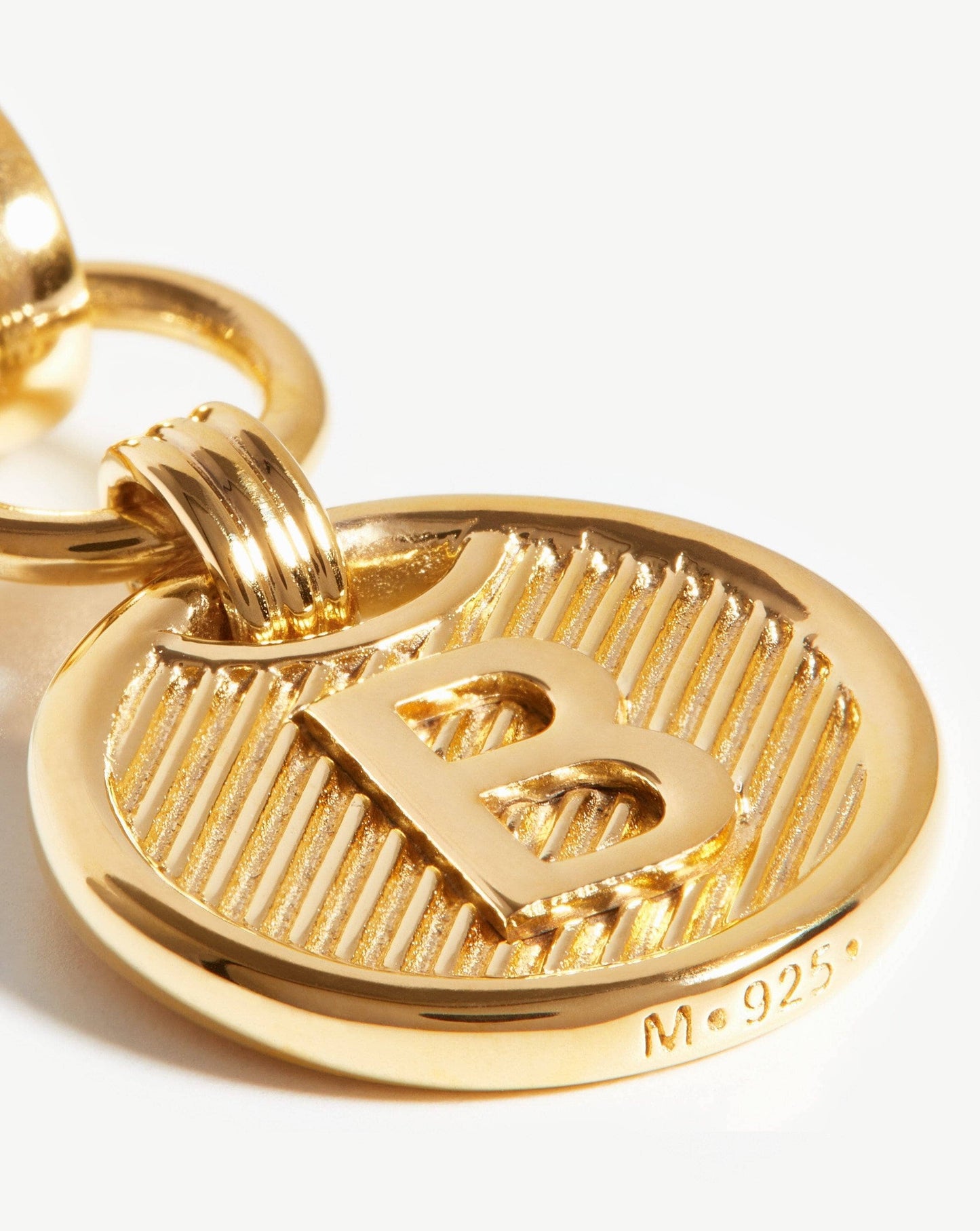 Clip-On Initial Pendant - Initial B