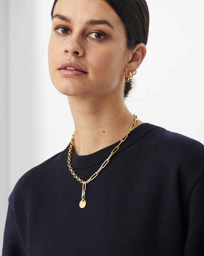 Clip-On Initial Pendant - Initial G