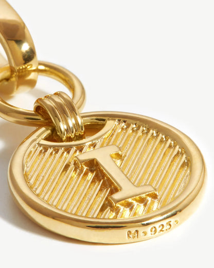 Clip-On Initial Pendant - Initial I