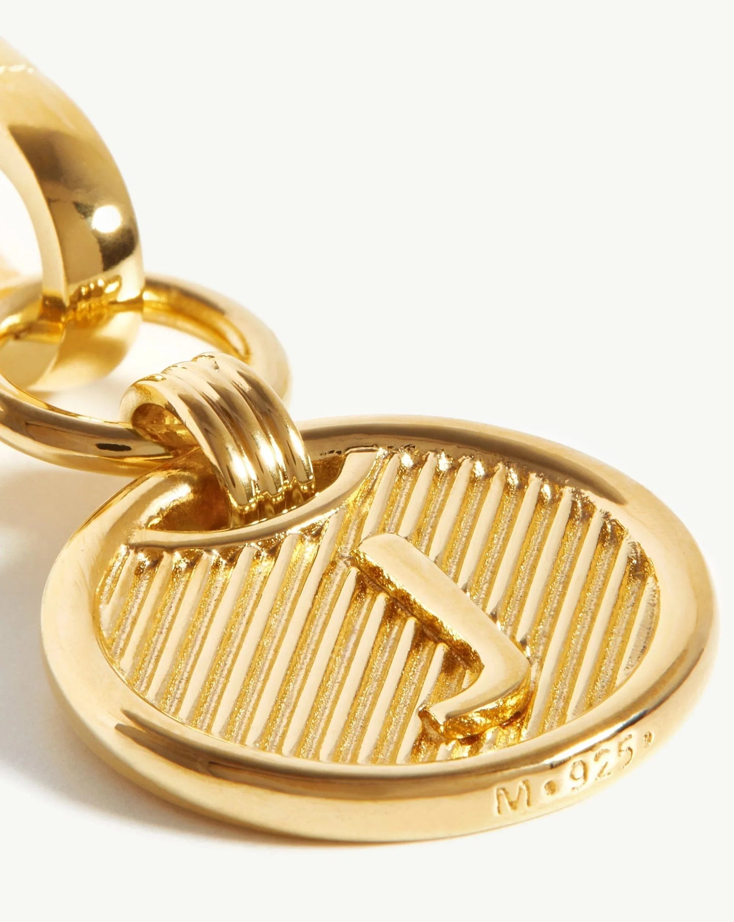 Clip-On Initial Pendant - Initial J