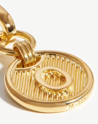 Clip-On Initial Pendant - Initial O