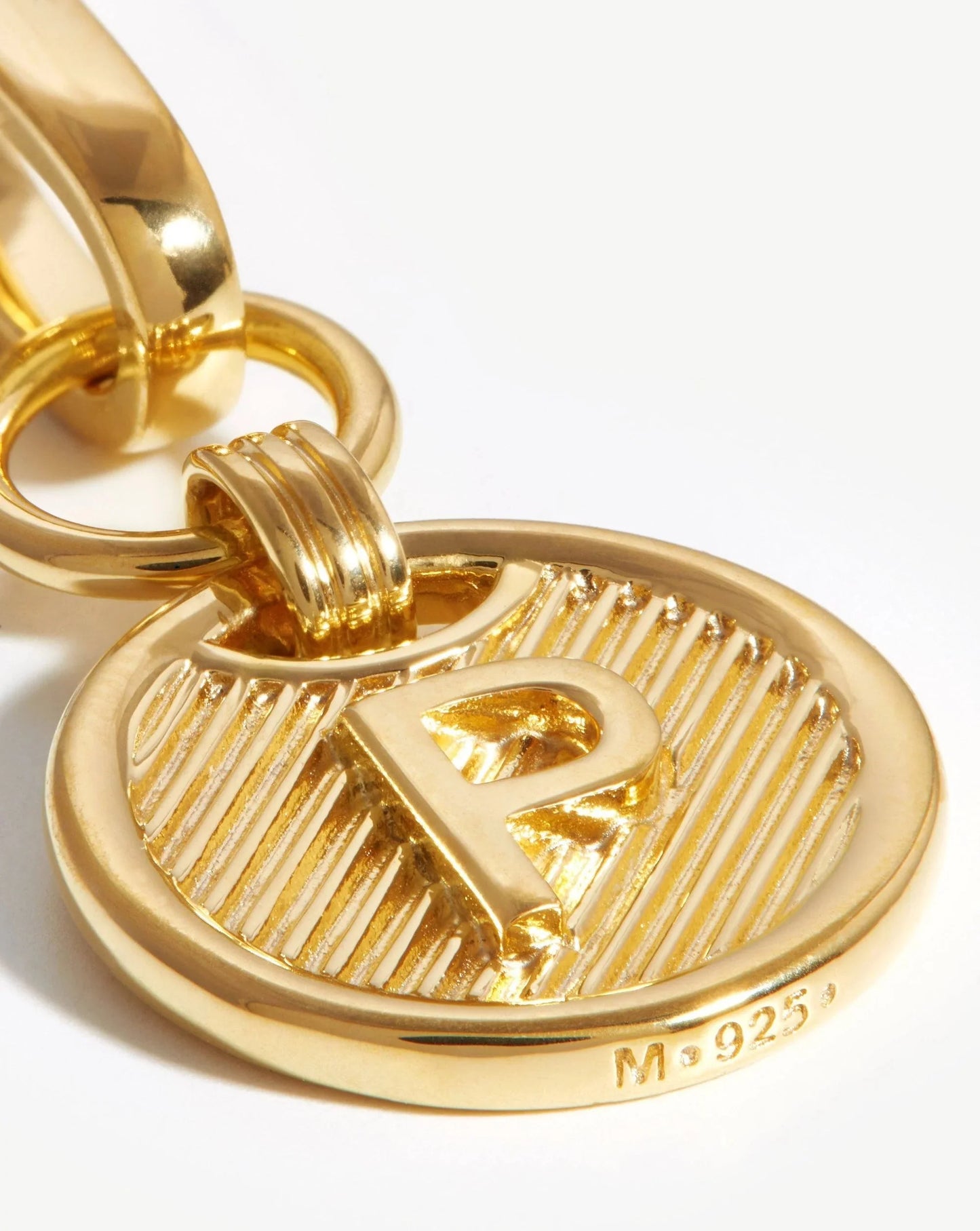 Clip-On Initial Pendant - Initial P