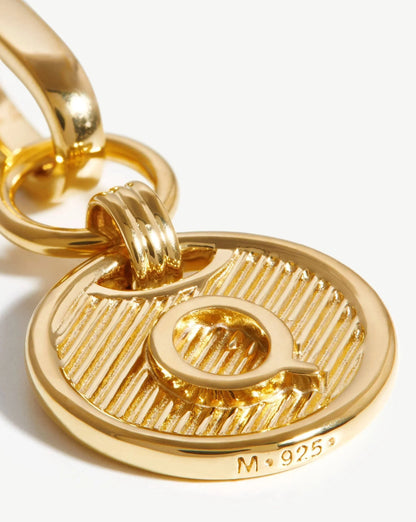 Clip-On Initial Pendant - Initial Q
