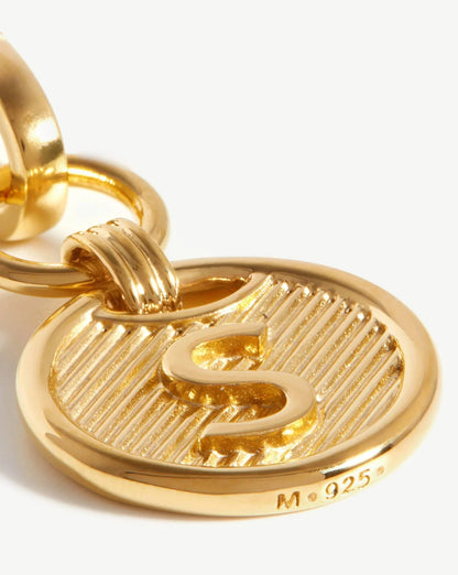 Clip-On Initial Pendant - Initial S