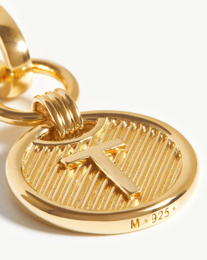Clip-On Initial Pendant - Initial T