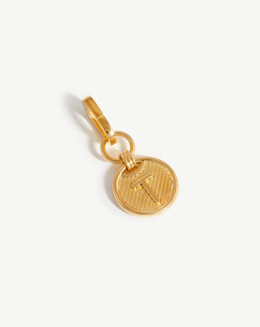 Clip-On Initial Pendant - Initial T