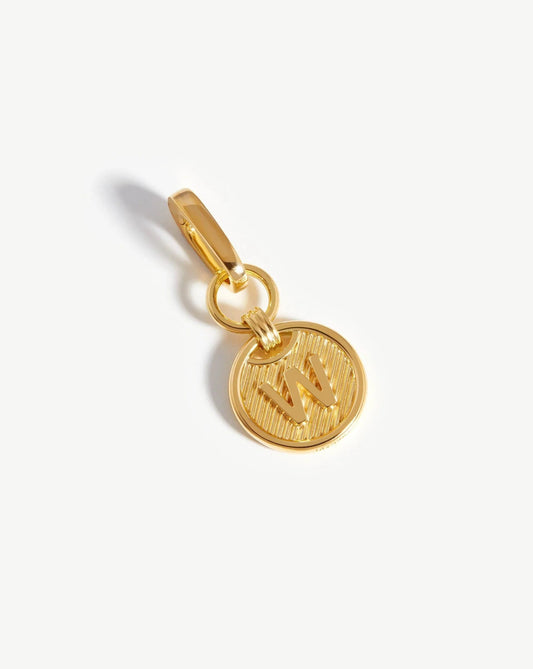 Clip-On Initial Pendant - Initial W