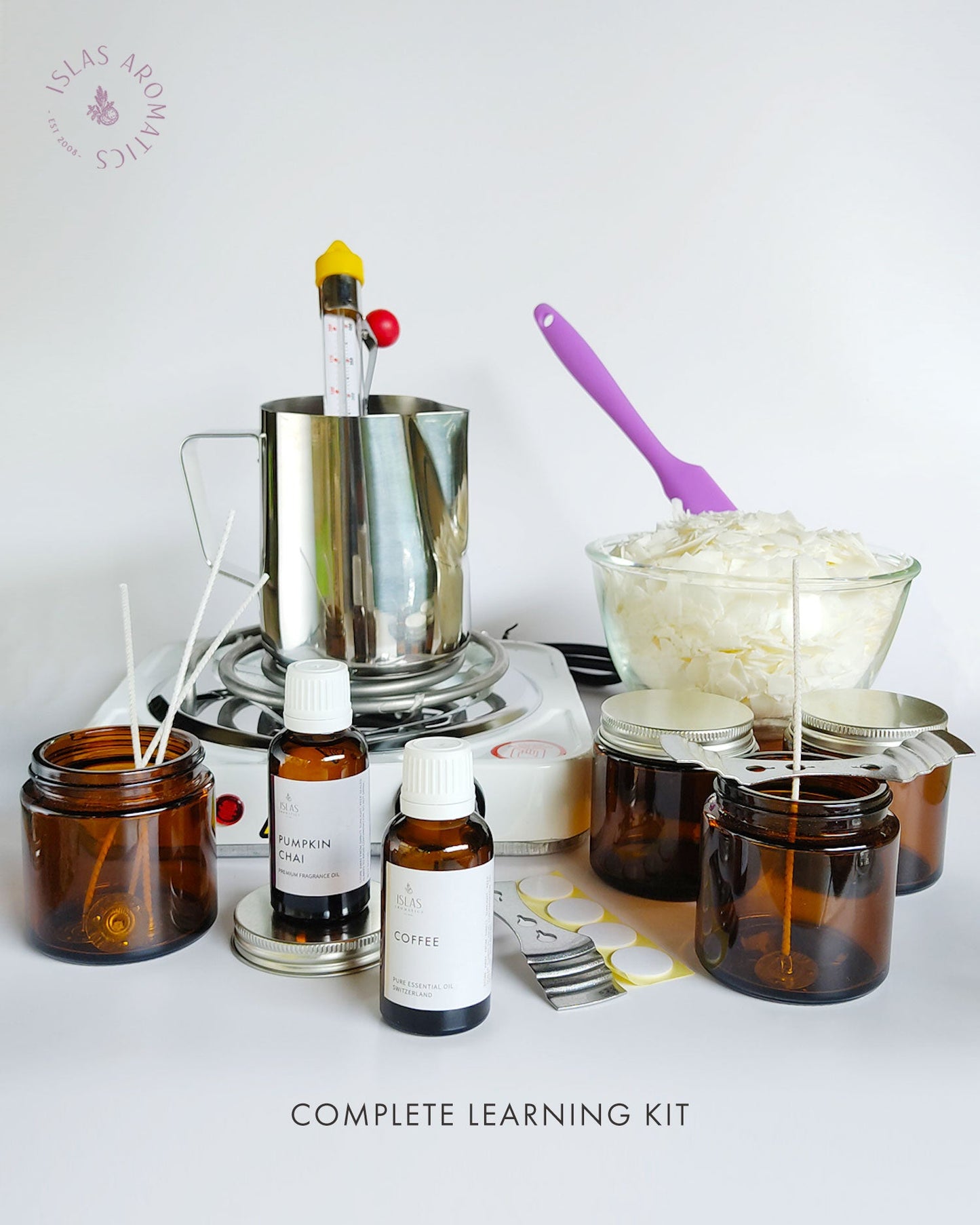 Coffee House Soy Candles Learning Kit